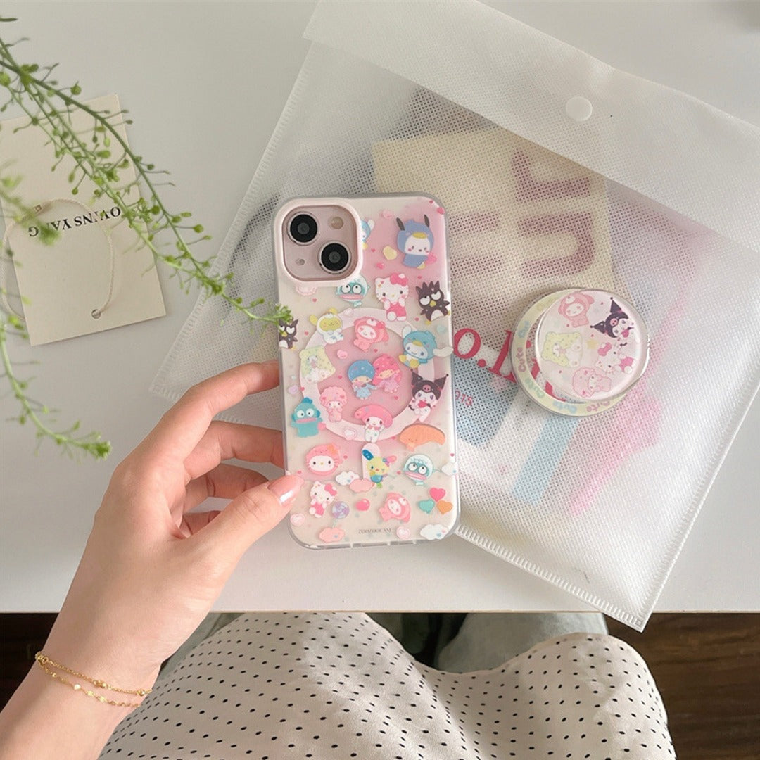 Sanrio Cuties Magnetic Case with Phone Gripper