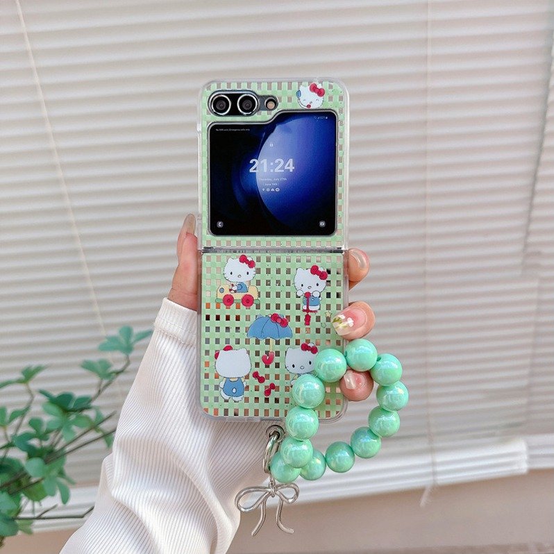 Hello Kitty Flip Case with Beaded Bracelet - Samsung