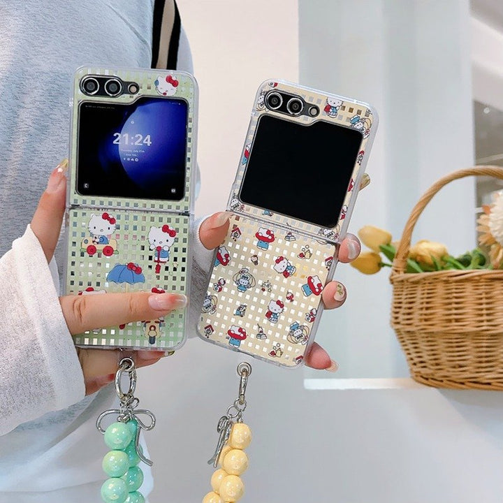 Hello Kitty Flip Case with Beaded Bracelet - Samsung