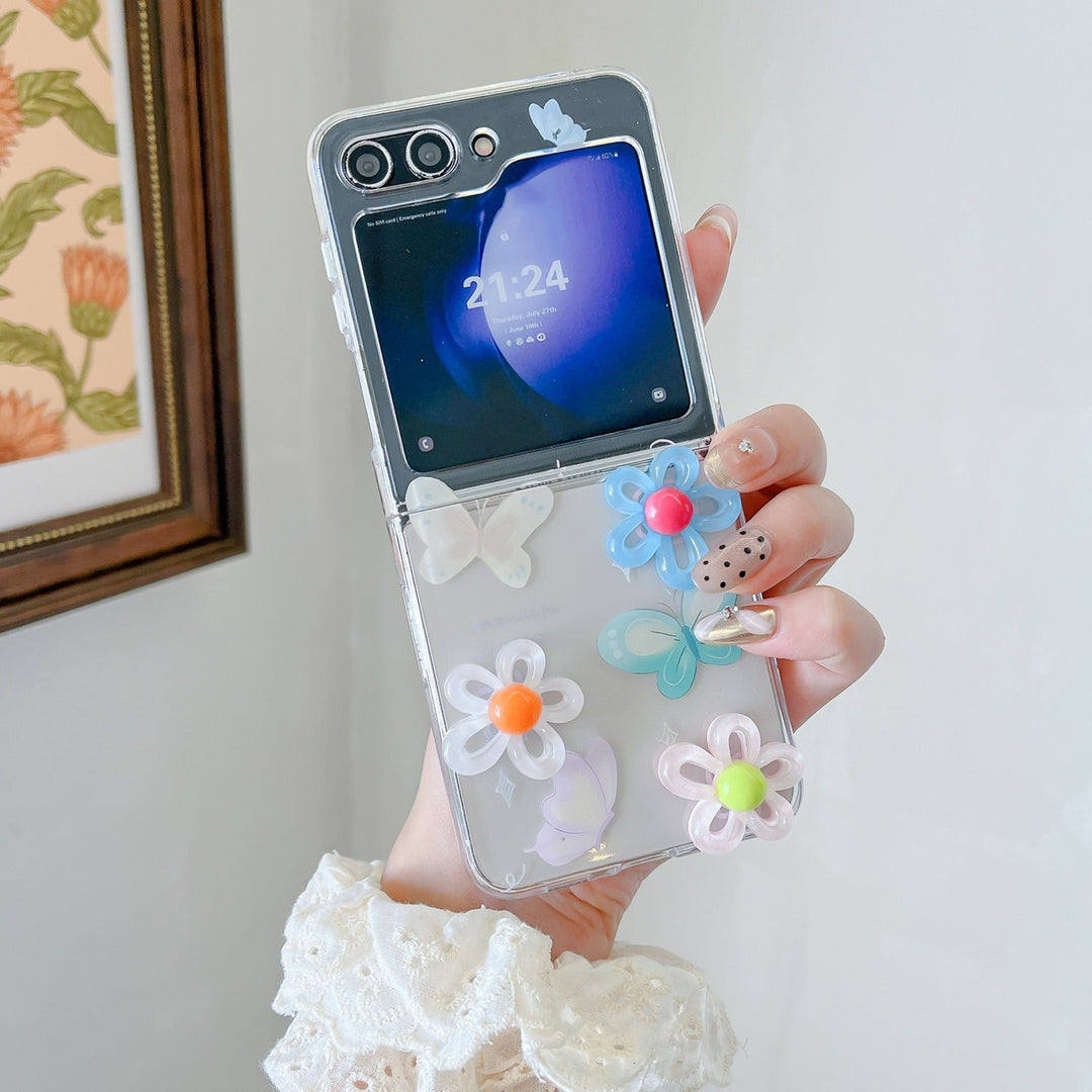 Cosmic Flora Star and Flower Design Case - Samsung