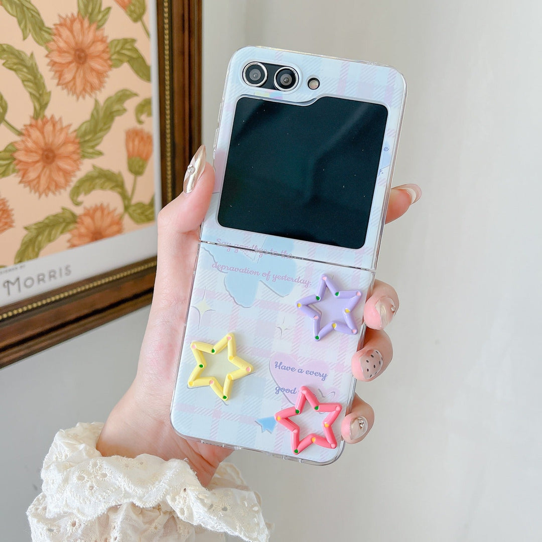 Cosmic Flora Star and Flower Design Case - Samsung