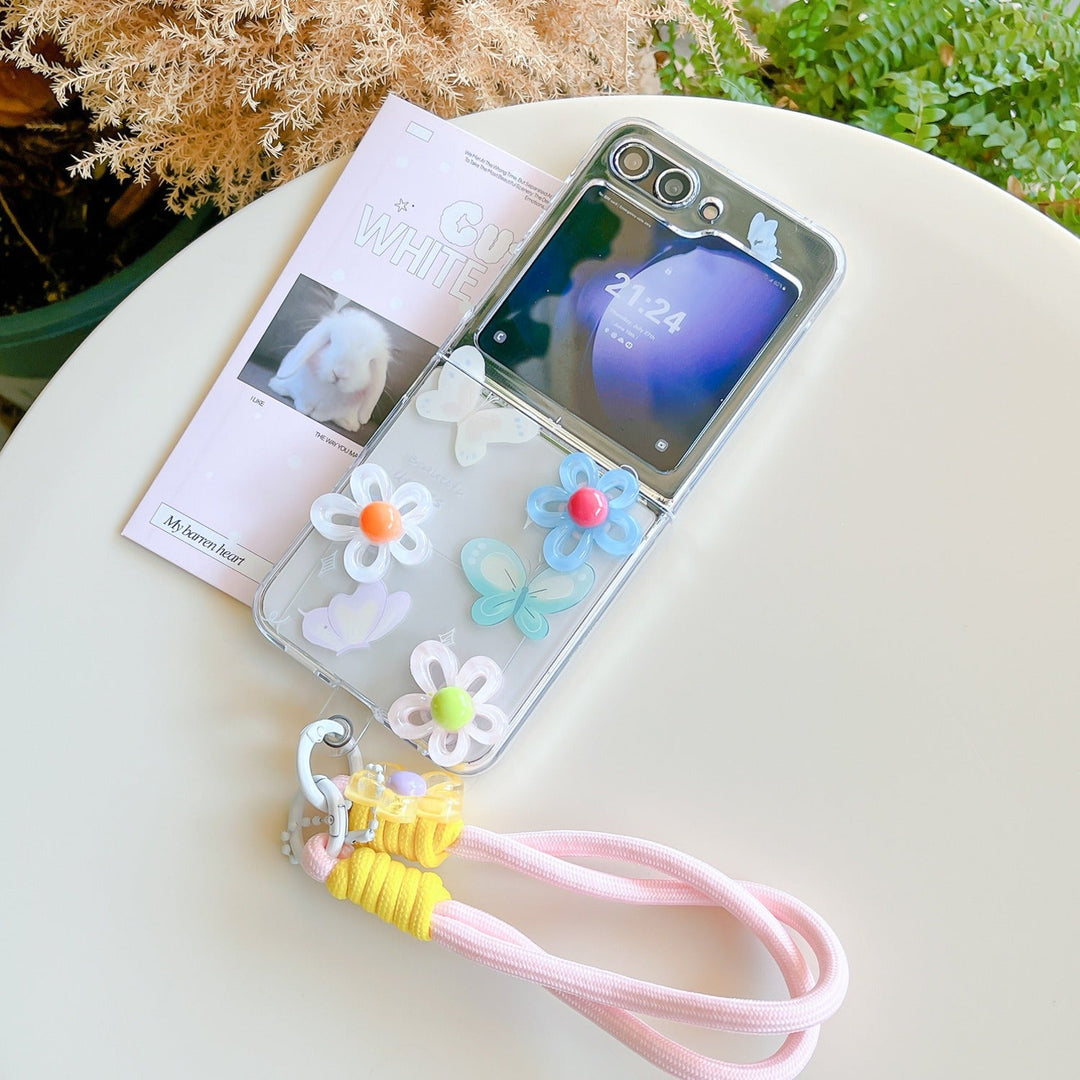 Cosmic Flora Star and Flower Design Case - Samsung