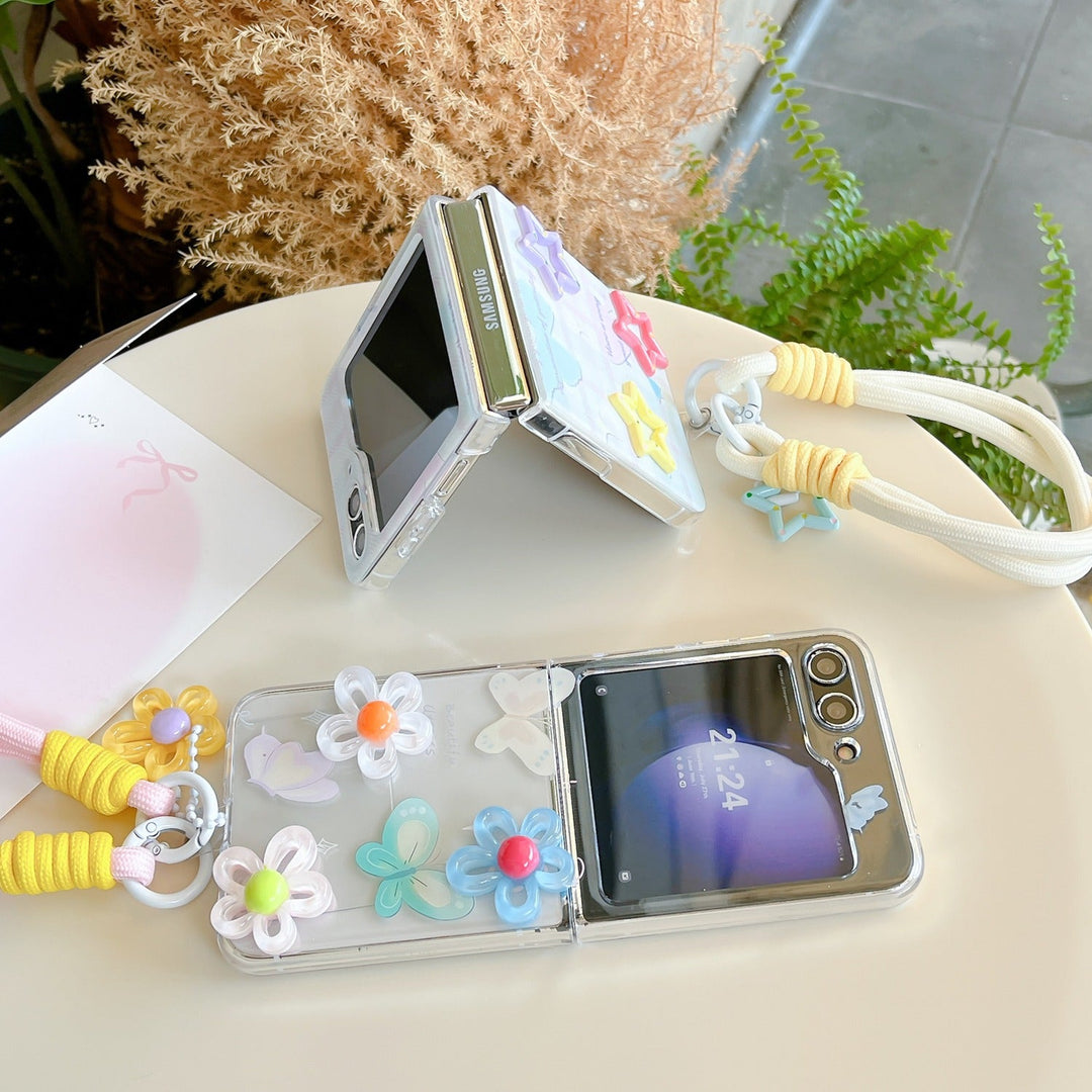 Cosmic Flora Star and Flower Design Case - Samsung