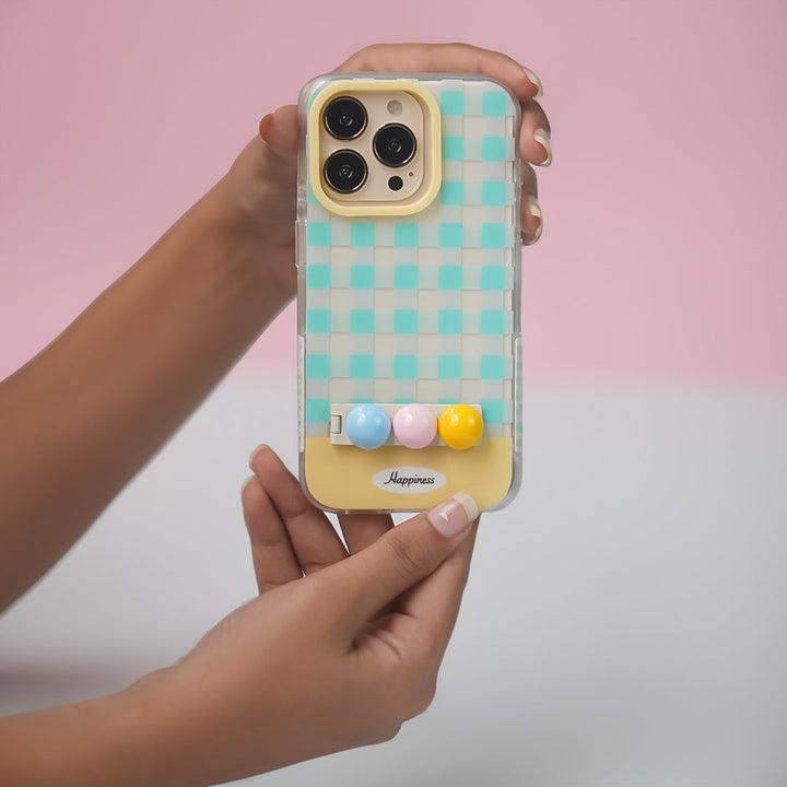 Happiness Checkerboard Phone Case