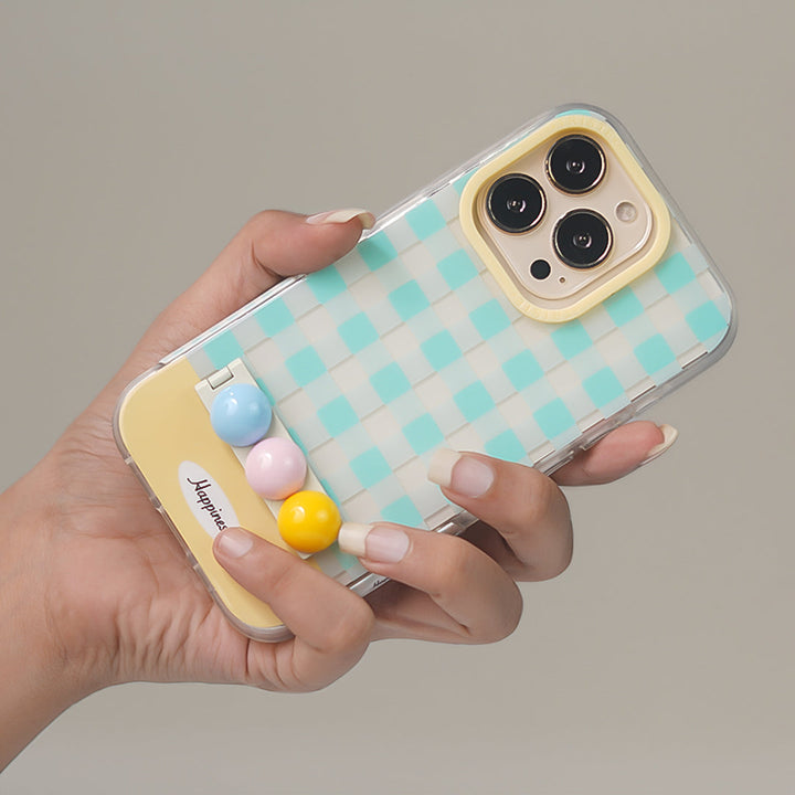 Happiness Checkerboard Phone Case