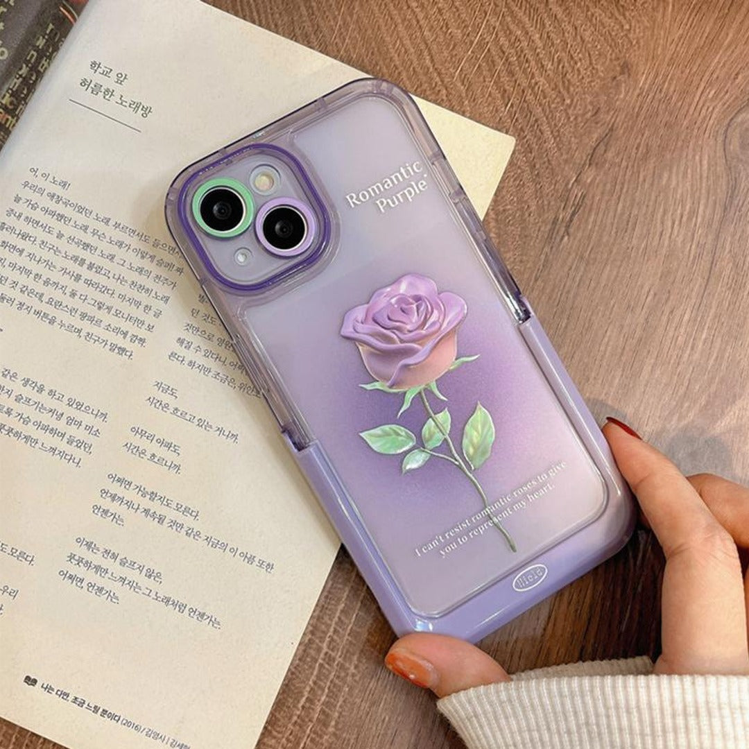 Invisible Bracket Rose Print Case