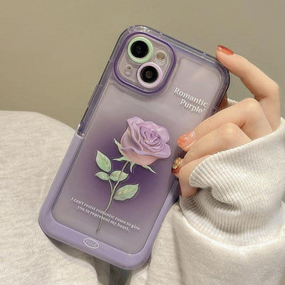 Invisible Bracket Rose Print Case