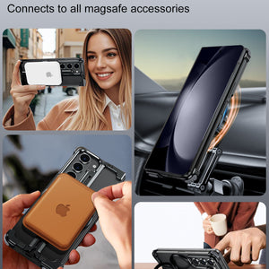 Galaxy Z Fold Series Pivot Guard Magnetic Ring Stand Case