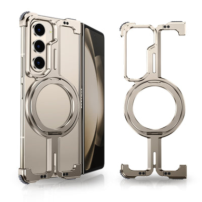 Galaxy Z Fold Series Pivot Guard Magnetic Ring Stand Case