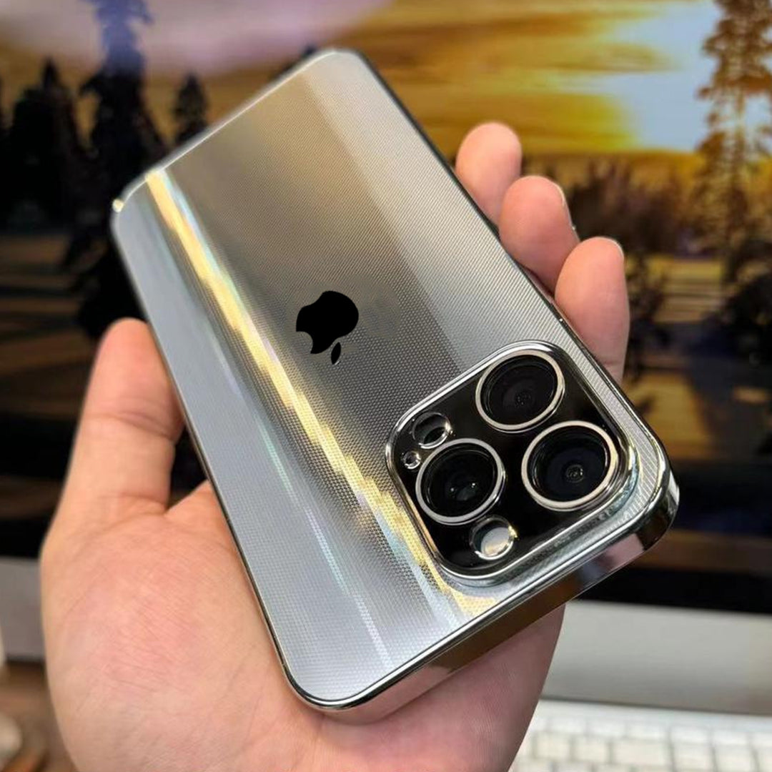 iPhone 14 Series Gleaming Glare Micro Pattern Case