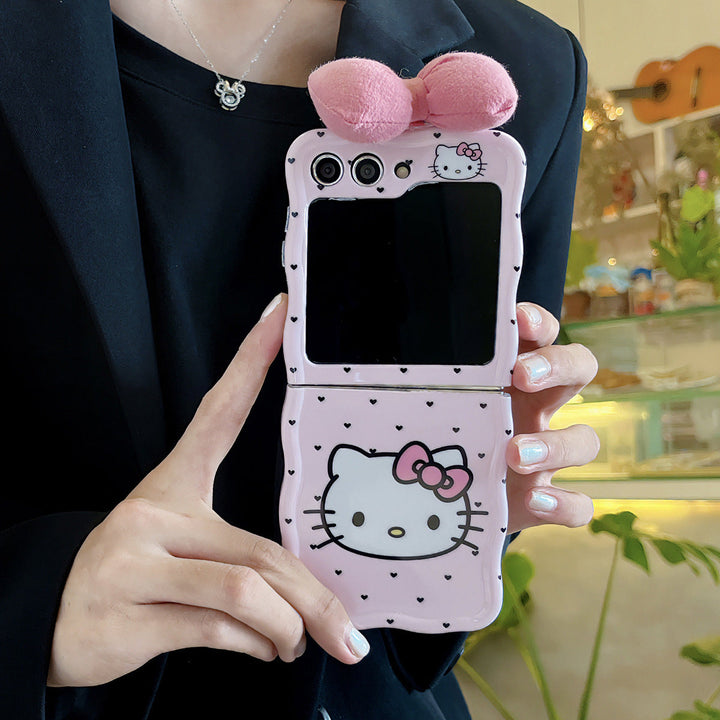 Adorable Kitty Wrist Strap Charm Case - Samsung