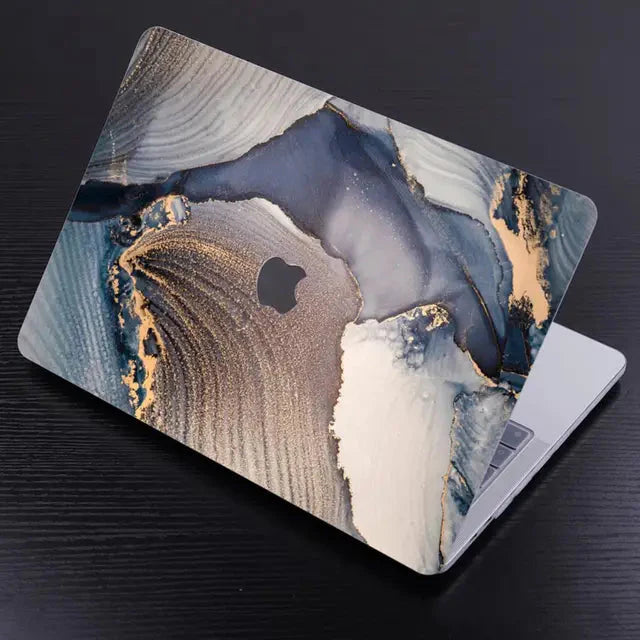 Glossy Marble Pattern MacBook Case