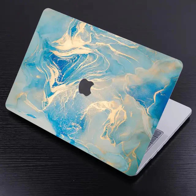 Glossy Marble Pattern MacBook Case