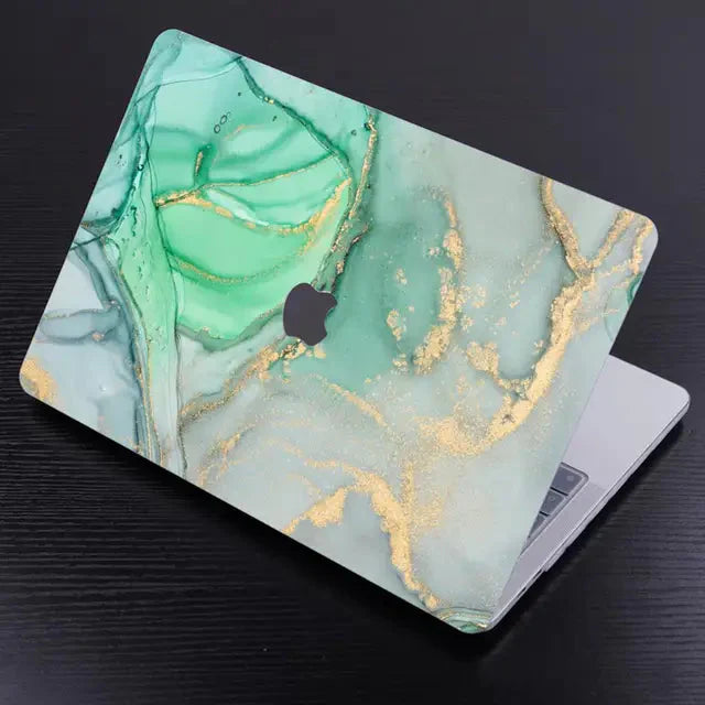 Glossy Marble Pattern MacBook Case