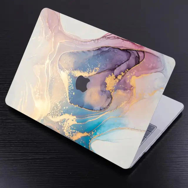 Glossy Marble Pattern MacBook Case