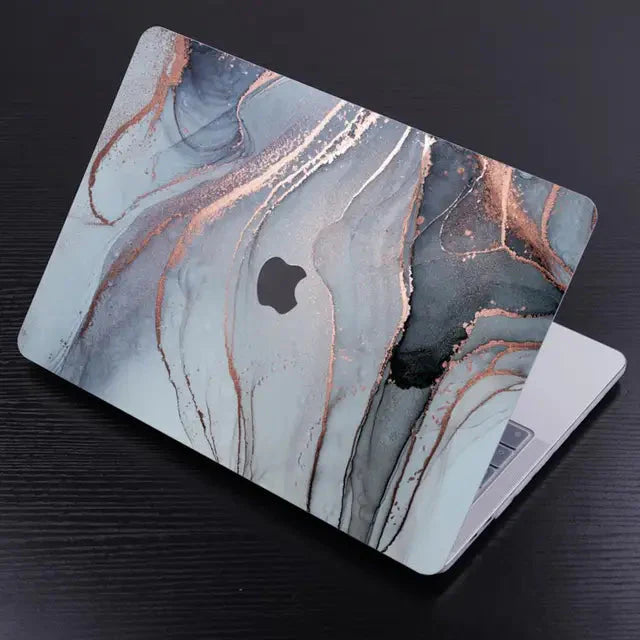 Glossy Marble Pattern MacBook Case