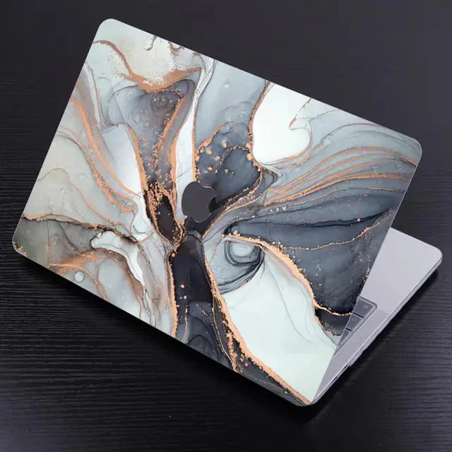 Glossy Marble Pattern MacBook Case