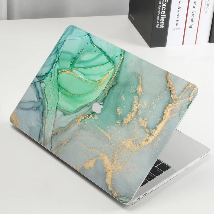 Glossy Marble Pattern MacBook Case