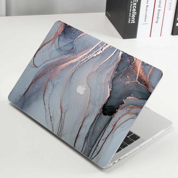 Glossy Marble Pattern MacBook Case