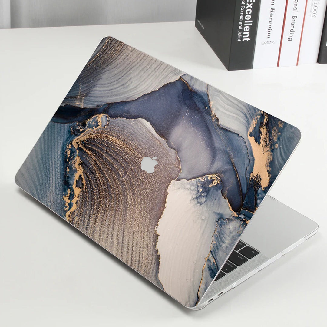 Glossy Marble Pattern MacBook Case