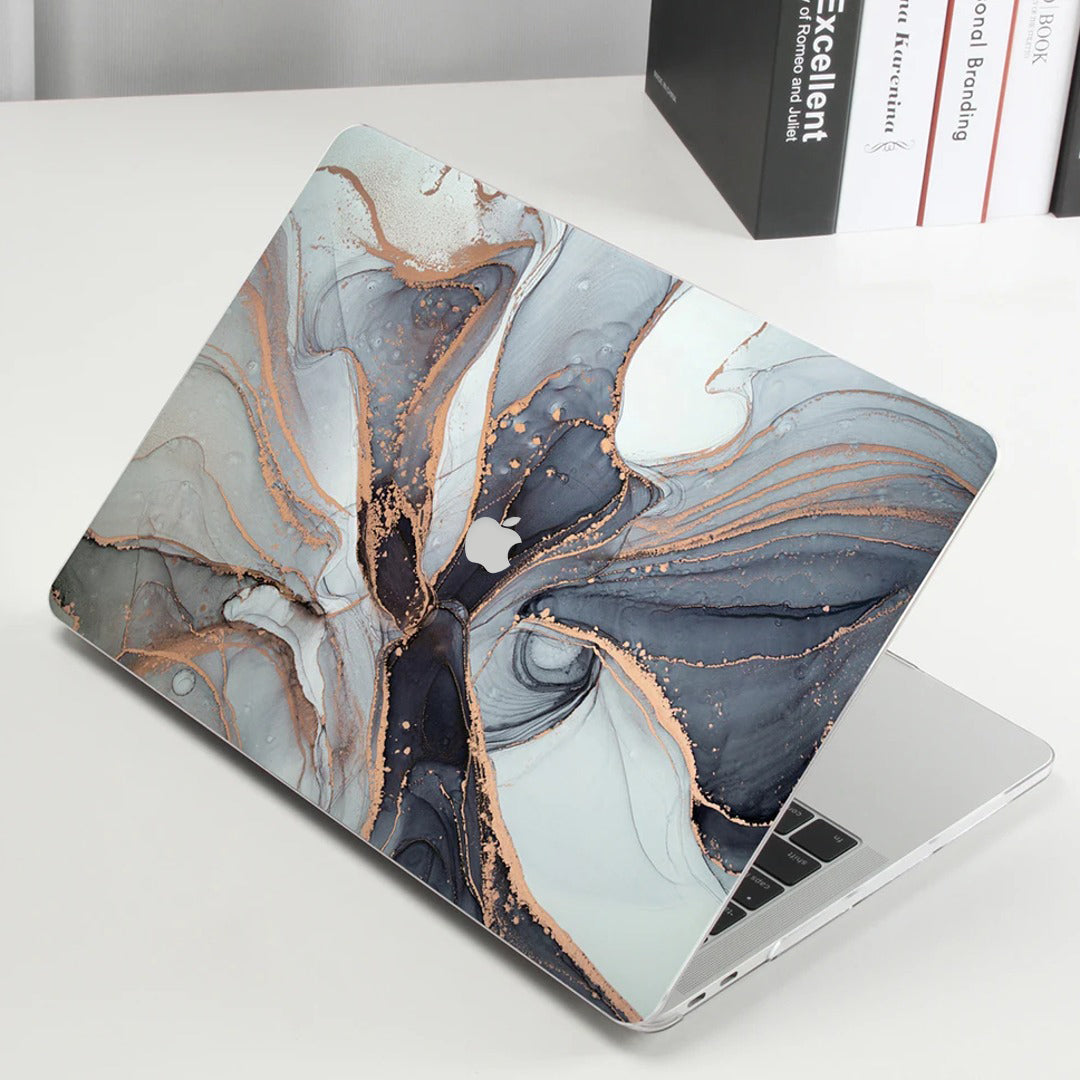 Glossy Marble Pattern MacBook Case