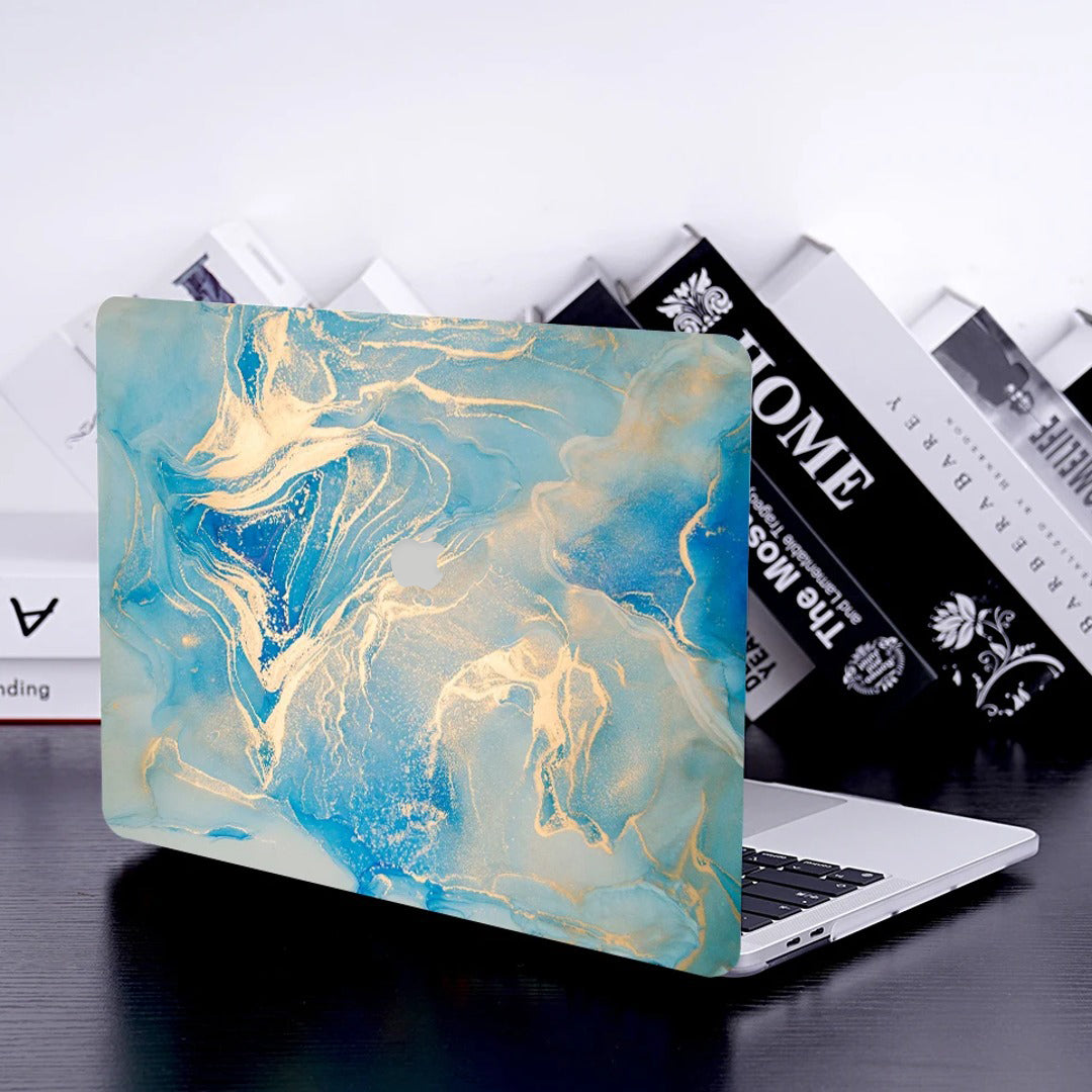 Glossy Marble Pattern MacBook Case