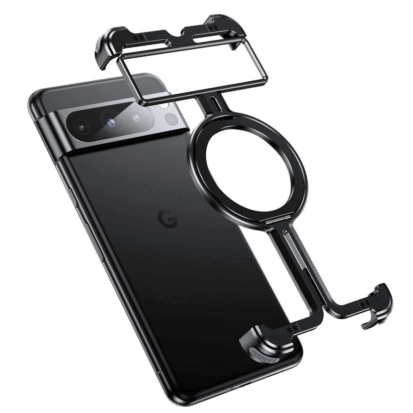 Pixel 8 Series Pivot Guard Magnetic Ring Stand Case