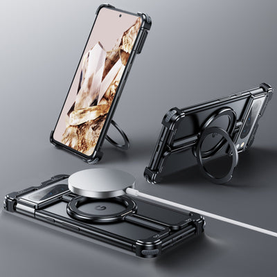 Pixel 8 Series Pivot Guard Magnetic Ring Stand Case
