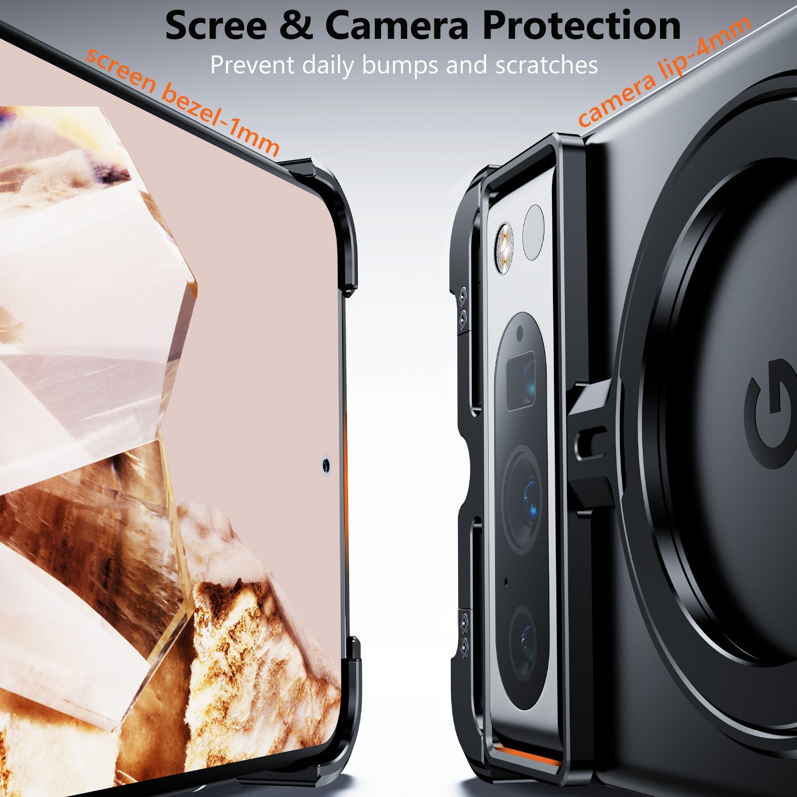 Pixel 8 Series Pivot Guard Magnetic Ring Stand Case
