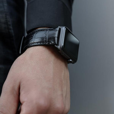 Santa Barbara ®️ Croc Leather Watch Strap
