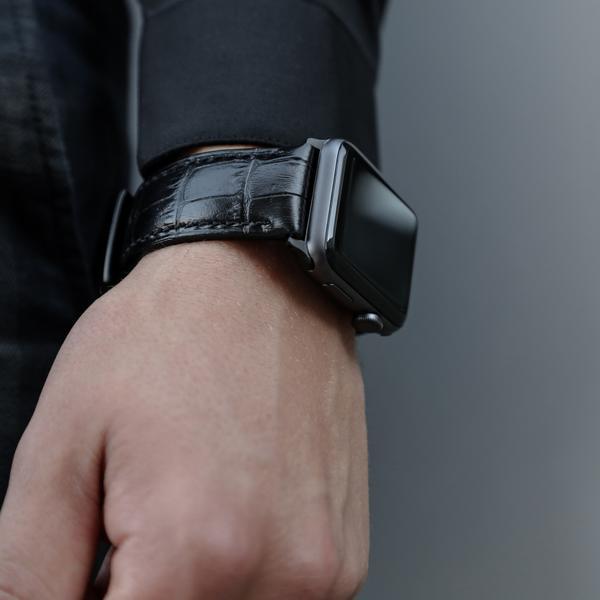 Santa Barbara ®️ Croc Leather Watch Strap