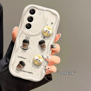 3D Coffee Mug Cartoon Soft Case - Samsung