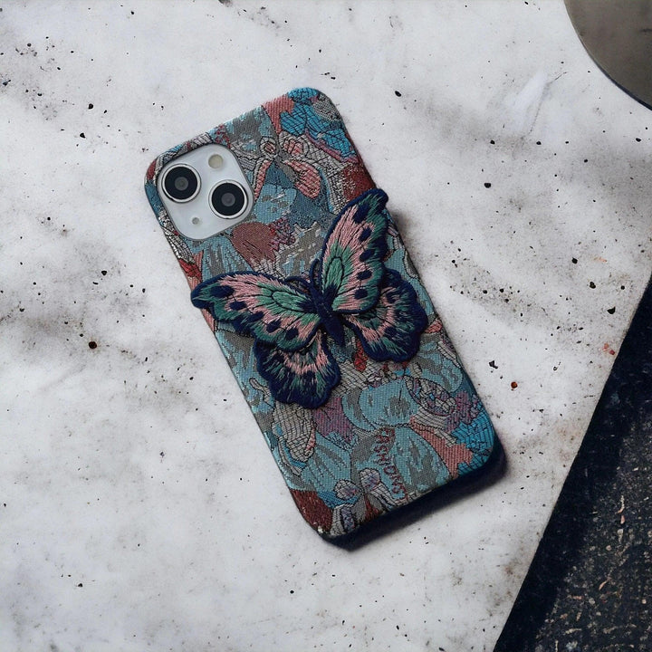 Butterfly Embroidery Luxe Case