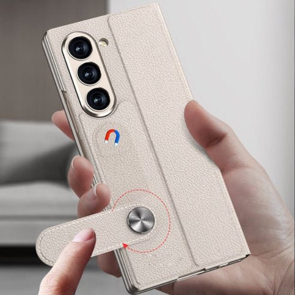 Galaxy Z Fold6 Rich Luxe Corporate Leather Case
