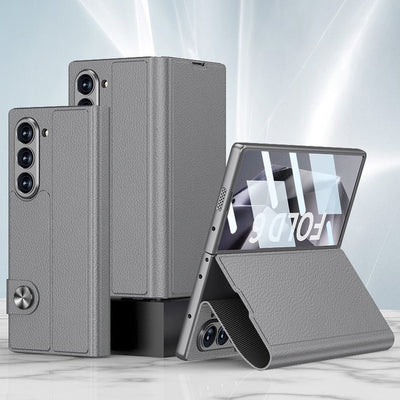 Galaxy Z Fold6 Rich Luxe Corporate Leather Case