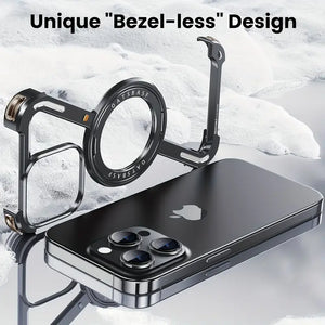 Corner Guard Titanium Magnetic Case - iPhone
