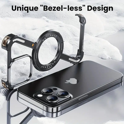 Corner Guard Titanium Magnetic Case - iPhone