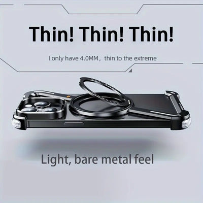 Corner Guard Titanium Magnetic Case - iPhone