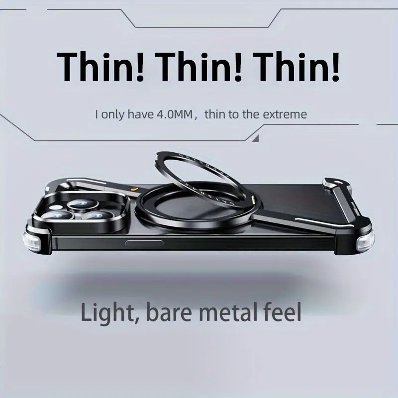 Corner Guard Titanium Magnetic Case - iPhone