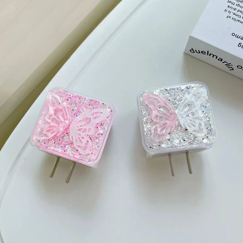 Butterfly Sparkle Charger Protector Kit