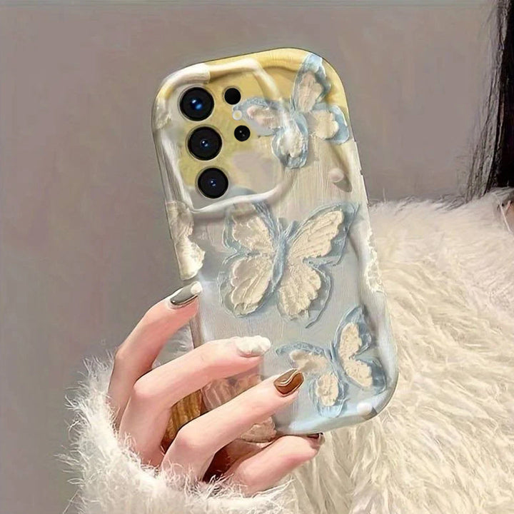 Blissful Flutter Embossed Butterfly Case - Samsung