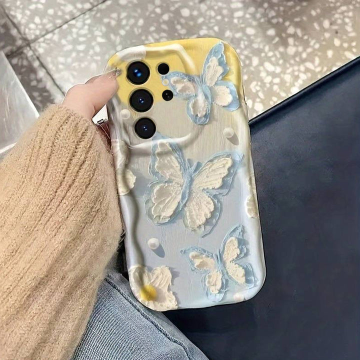 Blissful Flutter Embossed Butterfly Case - Samsung