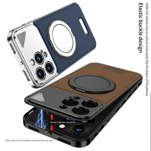 Resolute Leather Ring Holder Case - iPhone