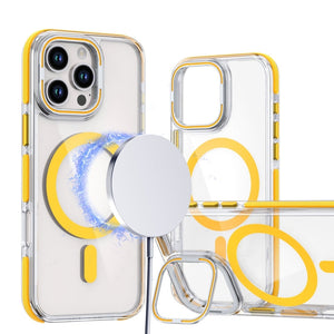 Crystal Magsafe Lens Bracket Case - iPhone
