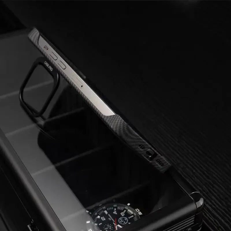 Resilient Carbon Fiber Bracket Case - iPhone