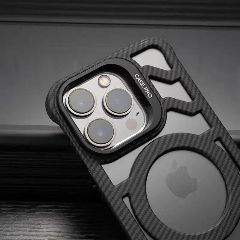 Resilient Carbon Fiber Bracket Case - iPhone