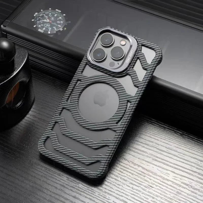 Resilient Carbon Fiber Bracket Case - iPhone