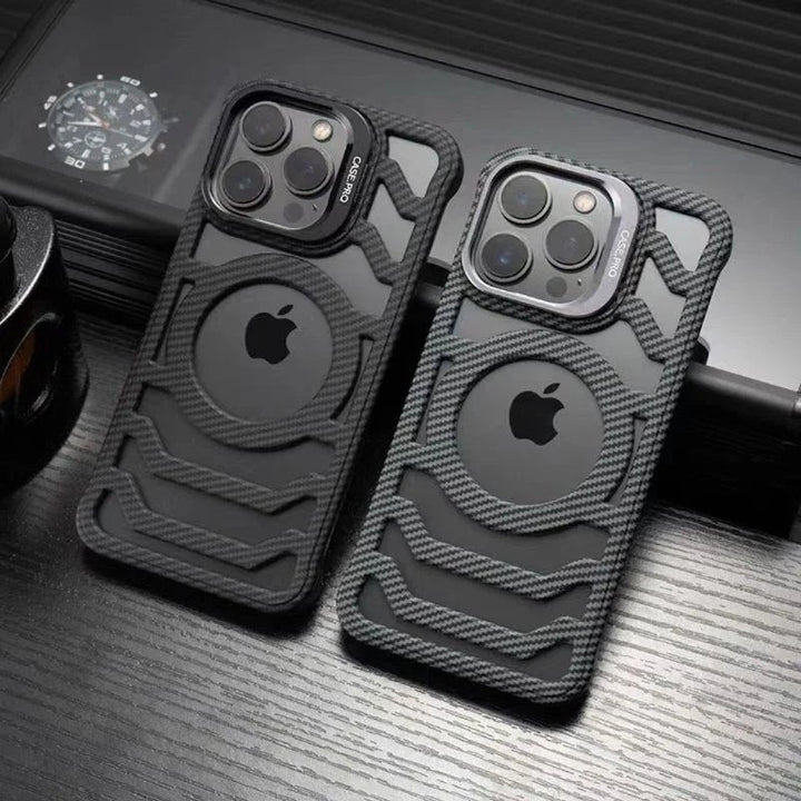 Resilient Carbon Fiber Bracket Case - iPhone