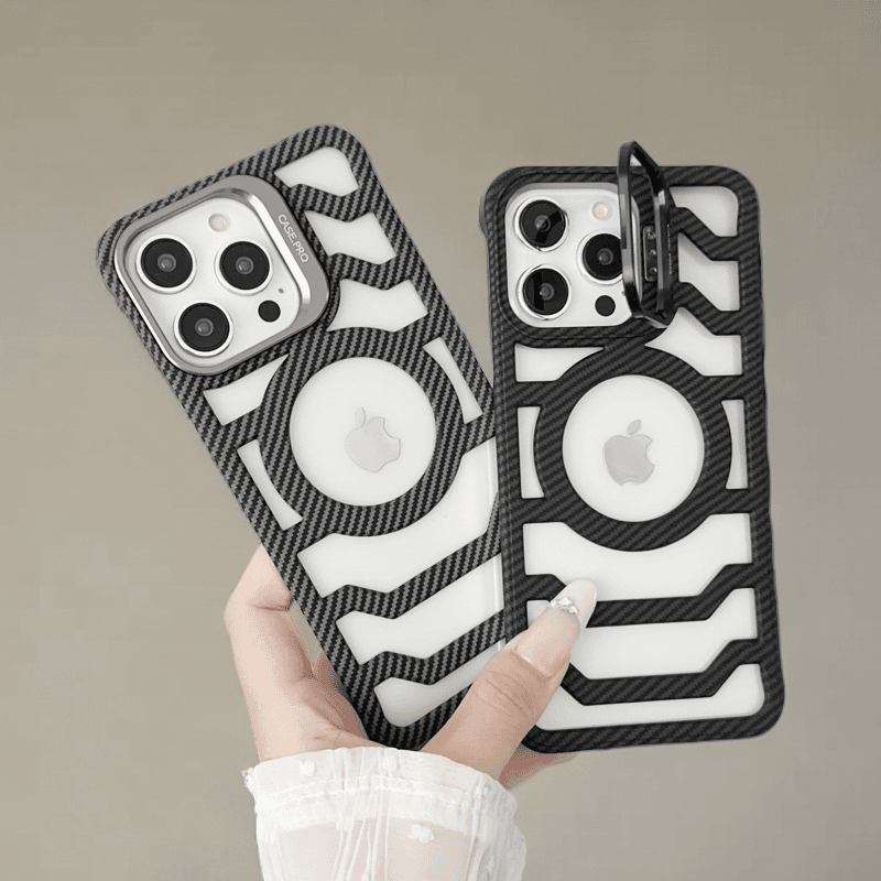 Resilient Carbon Fiber Bracket Case - iPhone