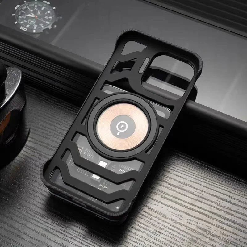 Resilient Carbon Fiber Bracket Case - iPhone